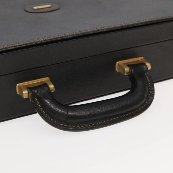 BALLY Attache Case Trunk Leather Black Auth - Picture 7 of 16
